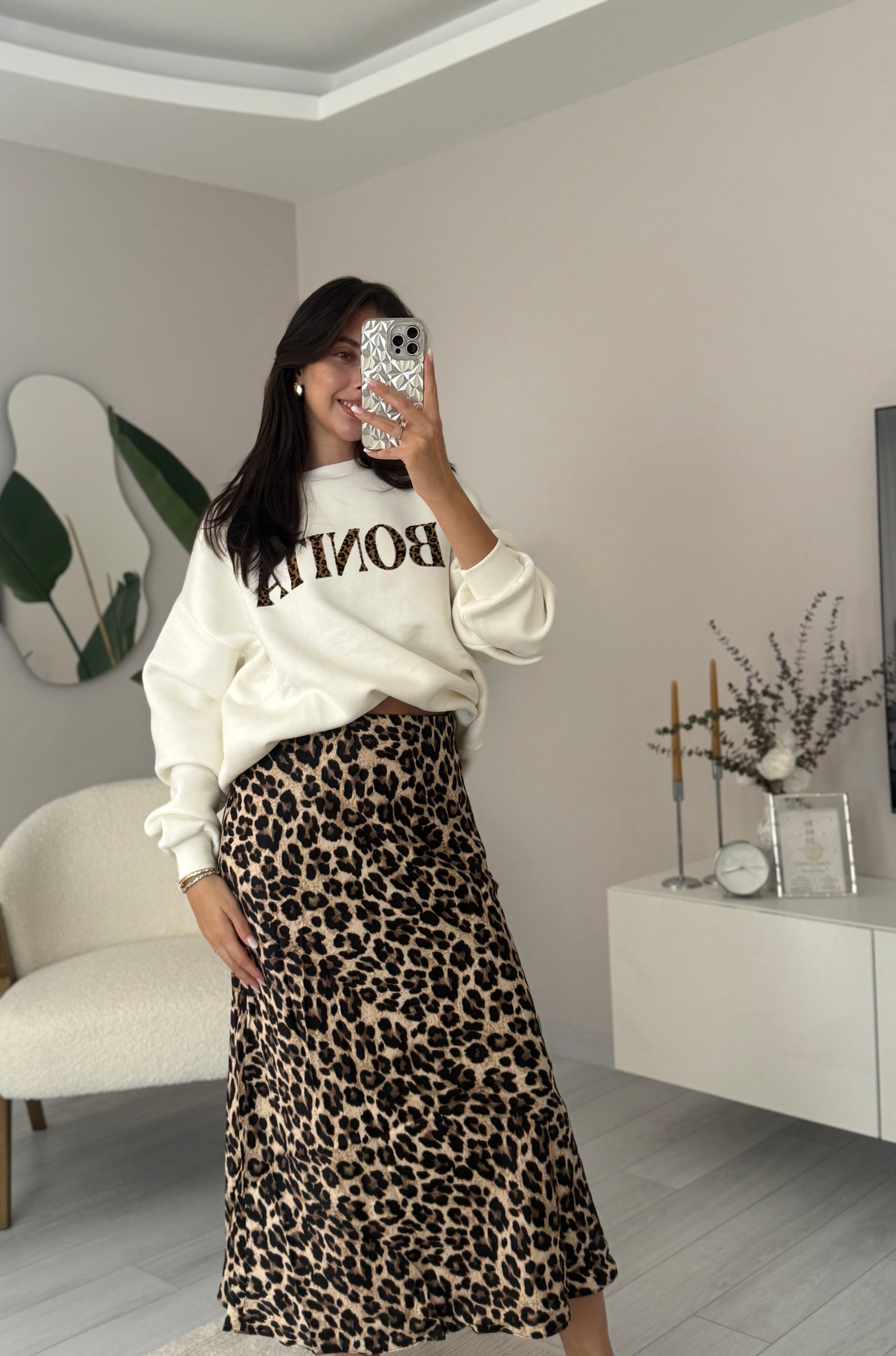 Leoparlı etek