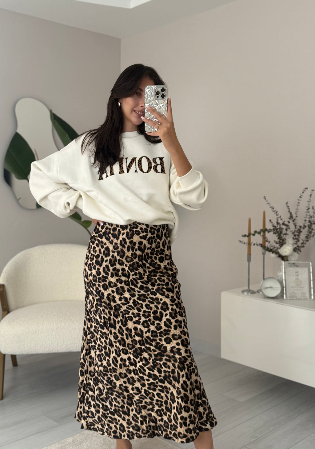 Leoparlı etek