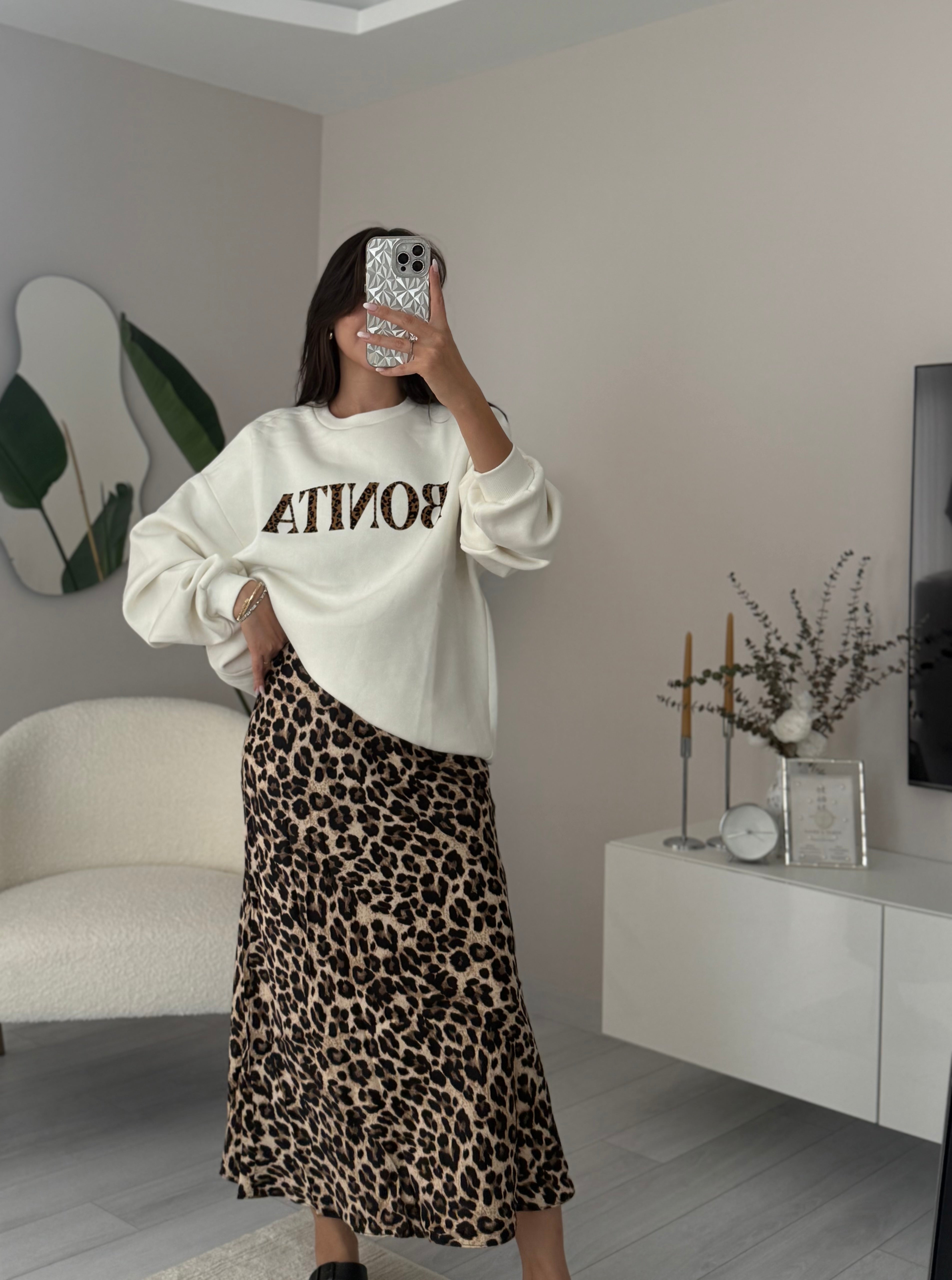 Leoparlı etek